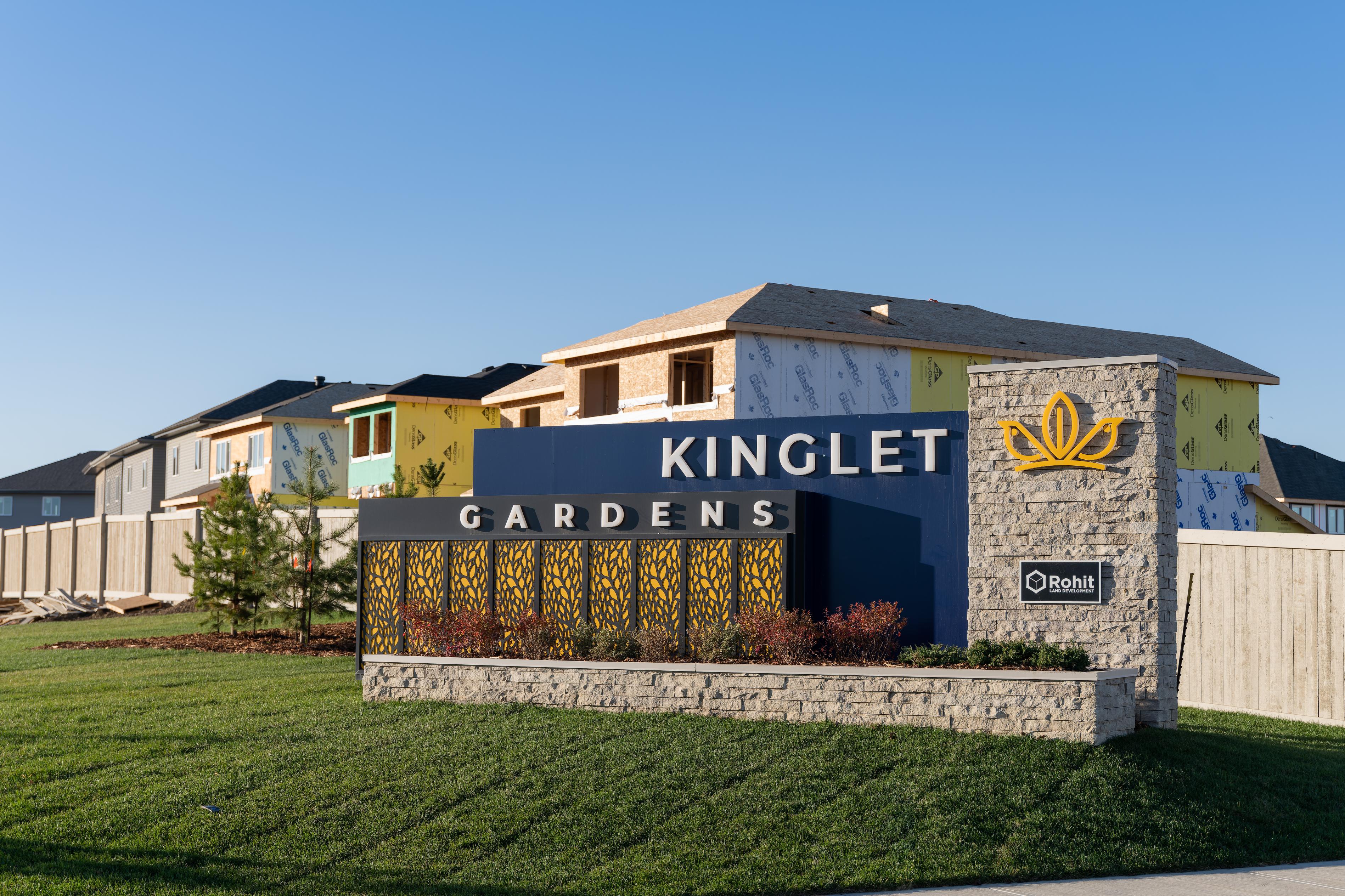 Kinglet Entrance Sign